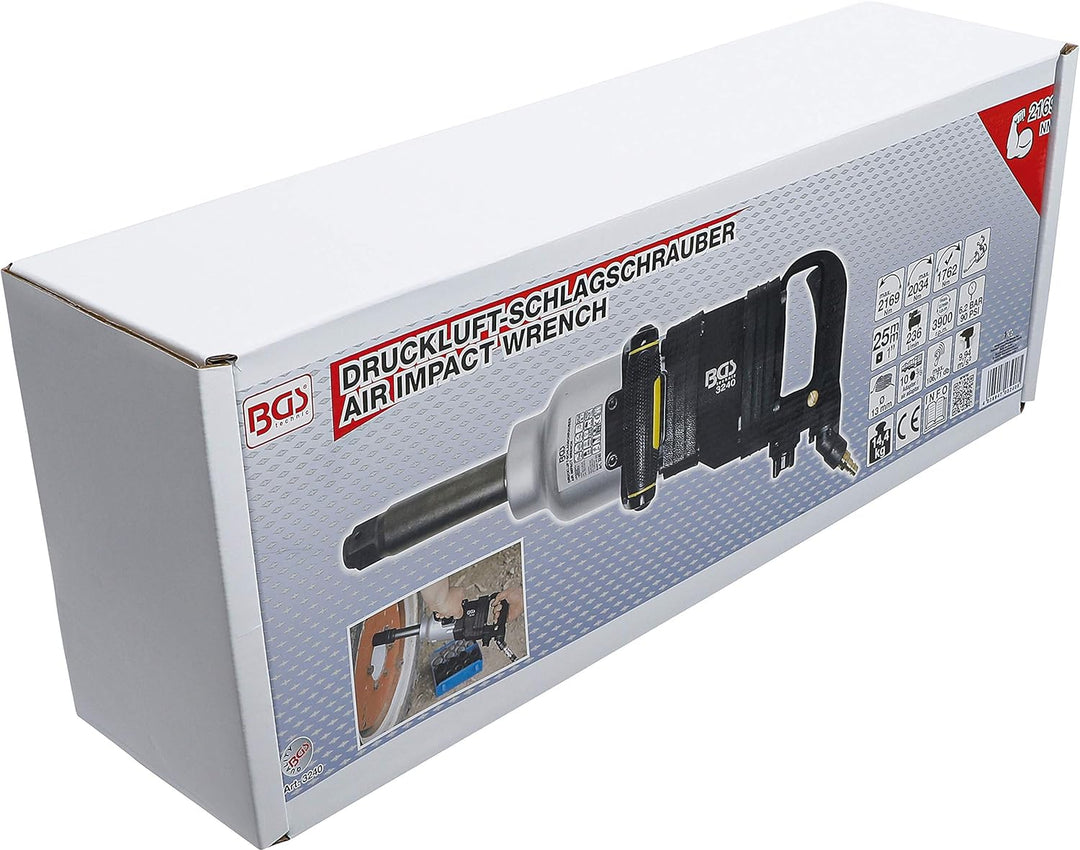 BGS 3240 | Druckluft-Schlagschrauber | 25 mm (1") | 2169 Nm