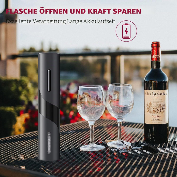 Elektrisches Weinflaschenöffner-Kit, Kabelloser Elektrischer Korkenzieher, Automatische Weinöffner F