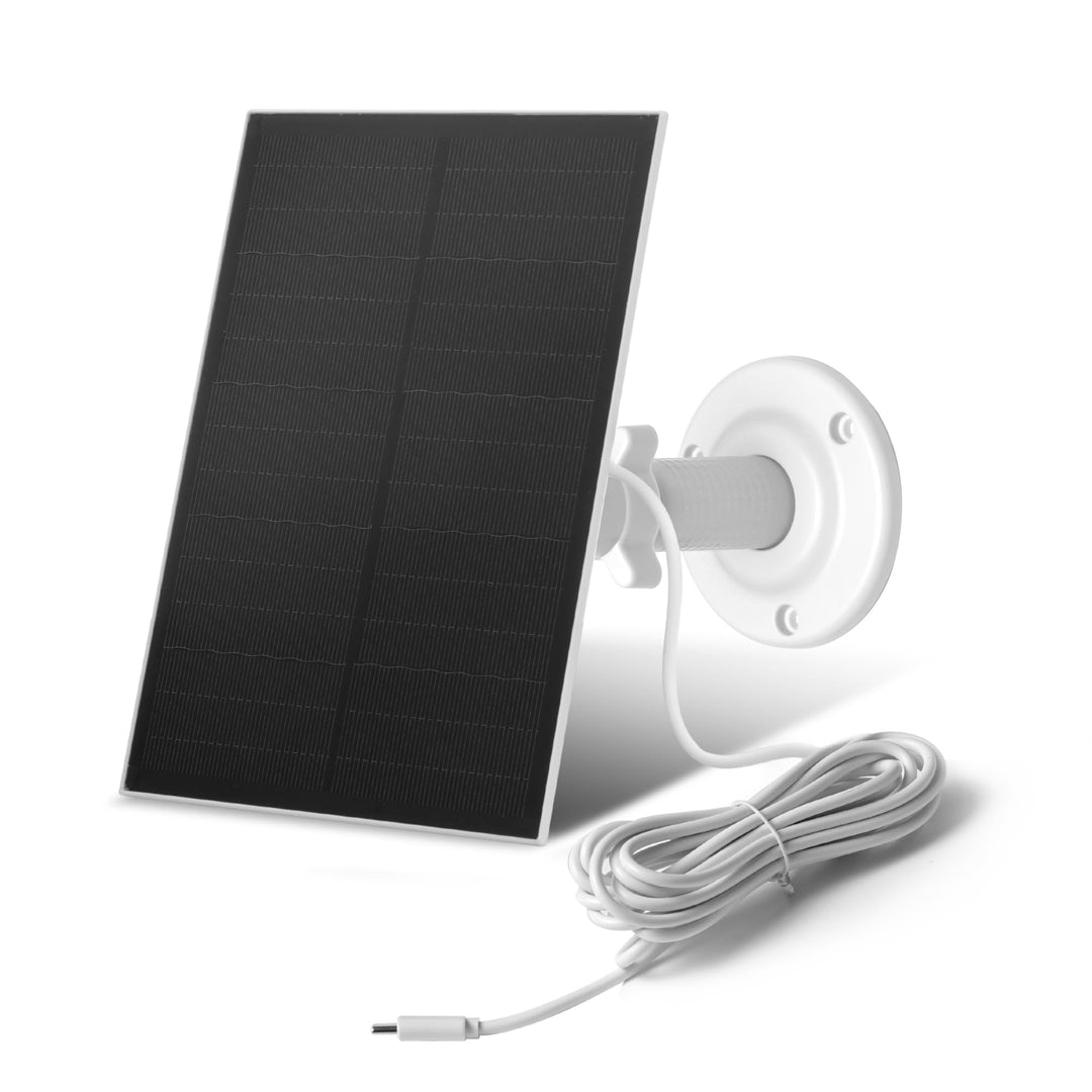 Nicesolar 8W USB-Solarpanel für Sicherheitskameras, IP65 wasserdichtes Solarpanel für den Aussenbere