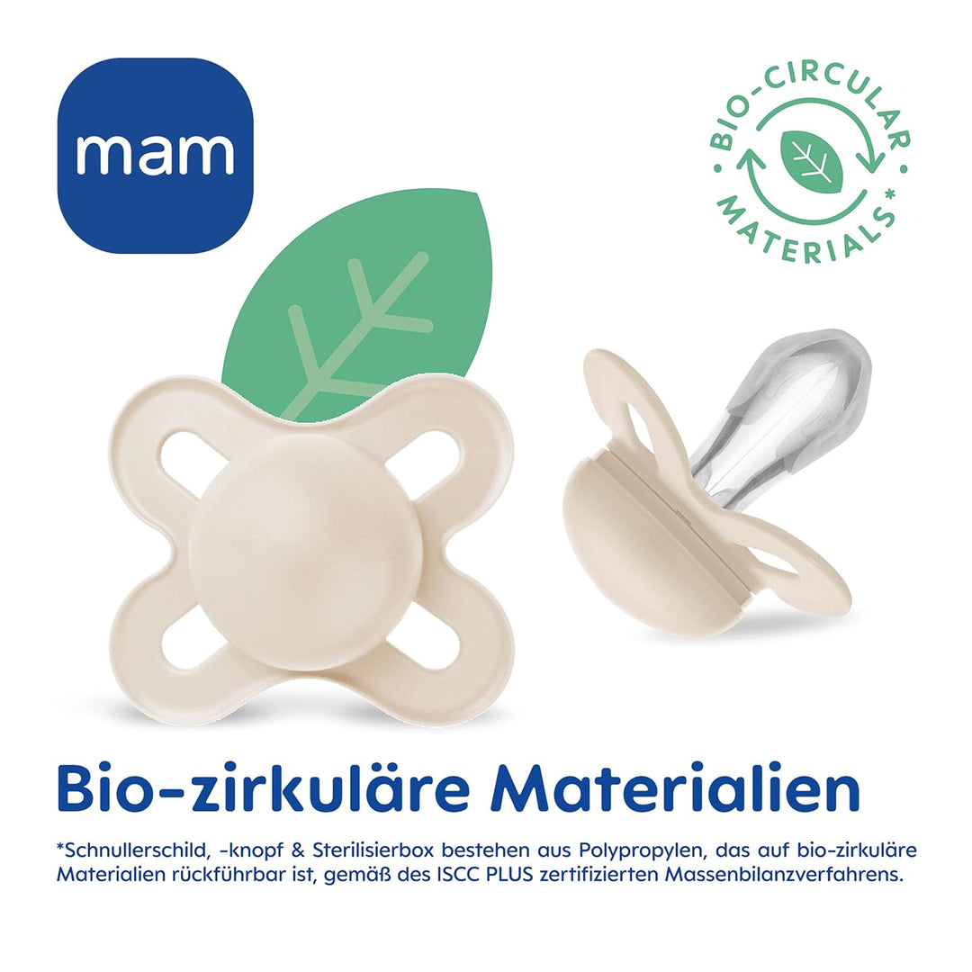 MAM Easy Start Anti-Colic Starter Set, mitwachsende Baby Erstausstattung mit Schnuller, Flaschen & G