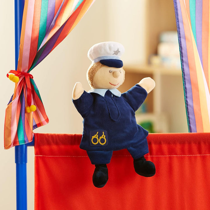 Sterntaler 3601645 Handpuppe Polizist, 29 x 27 x 9 cm, Blau