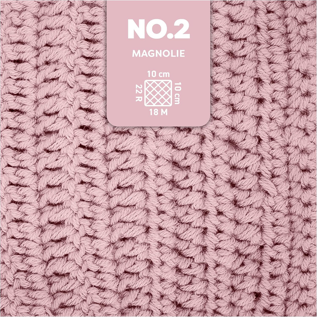 myboshi No.2 inkl. Label, Baumwolle zum Häkeln, Baby Wolle, vegane Wolle zum Stricken, Wolle 60 Grad