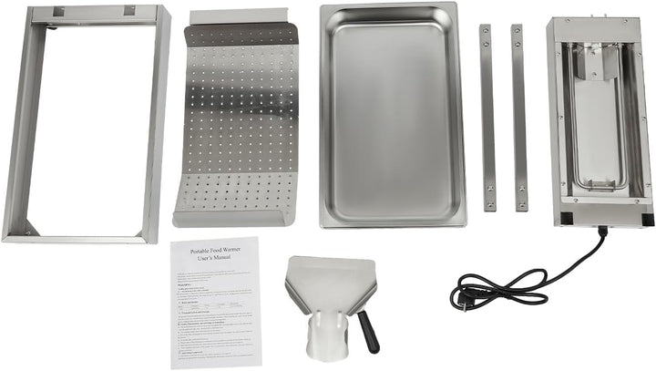 Pommes Frites Wärmestation Pommes Frites Wärmelampe für die Lagerung gebratener Lebensmittel wie Pom