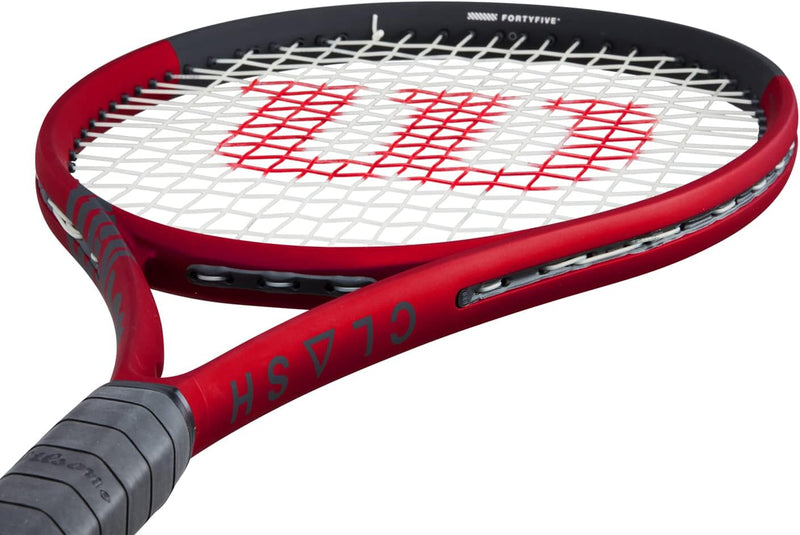 Wilson Tennisschläger Clash 100UL v2.0, Carbonfaser, Grifflastige Balance, 281 g, 68,6 cm Länge Grif