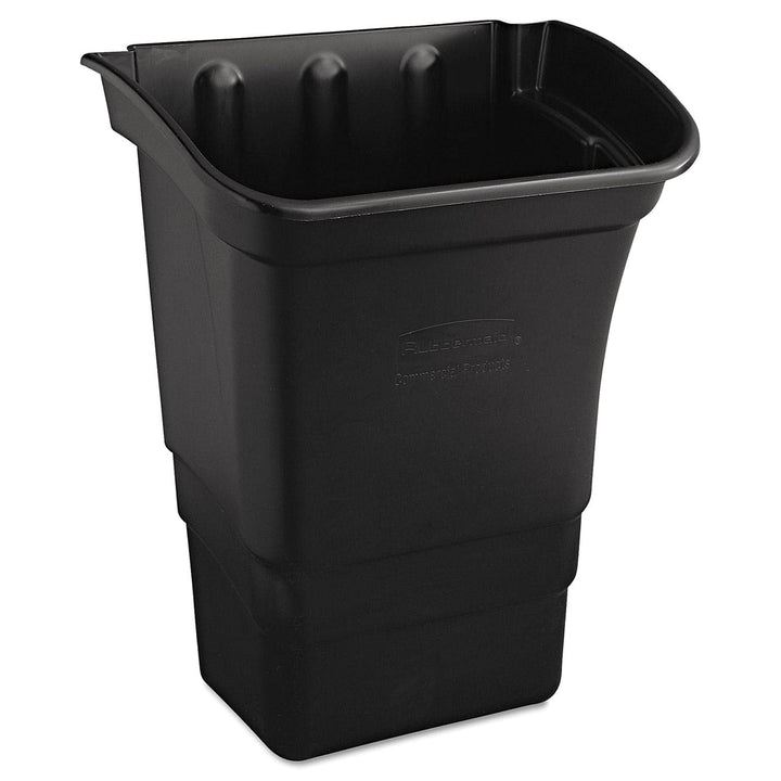 Rubbermaid Commercial Products Waste Container, Black, 22" x 12" x 17"