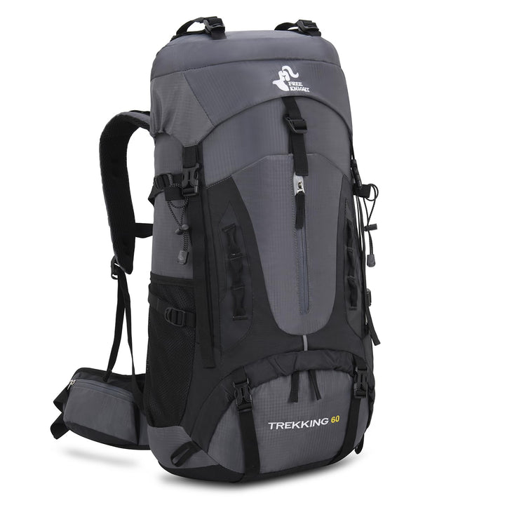 Bseash 60 l wasserdichter leichter Wanderrucksack mit Regenschutz, Outdoor-Sport, Reisen, Tagesrucks