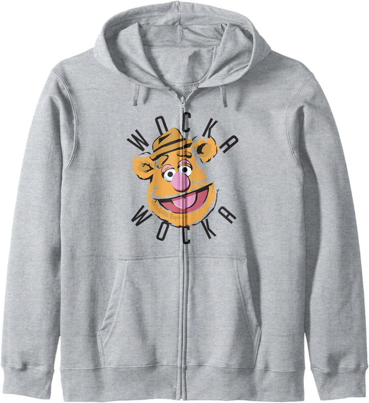 Disney The Muppets Fozzie Bear Wocka Wocka Big Face Kapuzenjacke