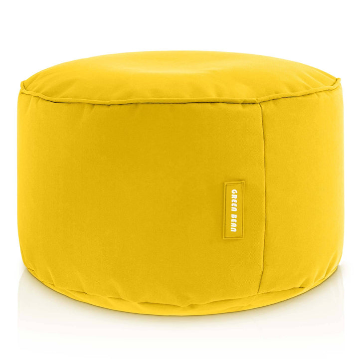 Green Bean Sitzsack-Hocker 45x25cm mit EPS-Perlen Füllung - Fusshocker Fusskissen Sitz-Pouf für Sitz