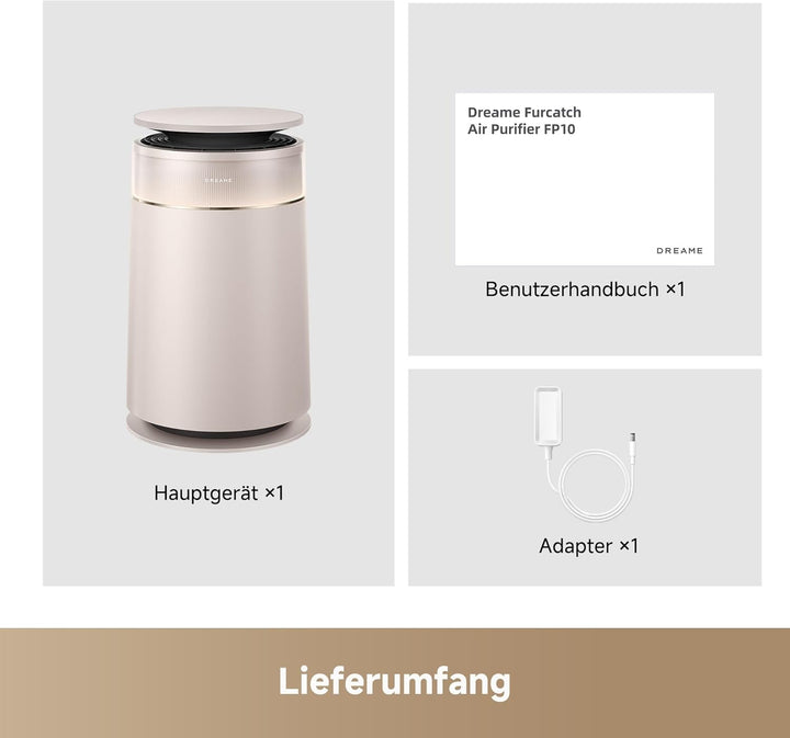 DREAME FP10 Luftreiniger, Walzen-Selbstreinigung, LoopBoost™-Luftstrom, 360°-Reinigung, CataFresh™-D