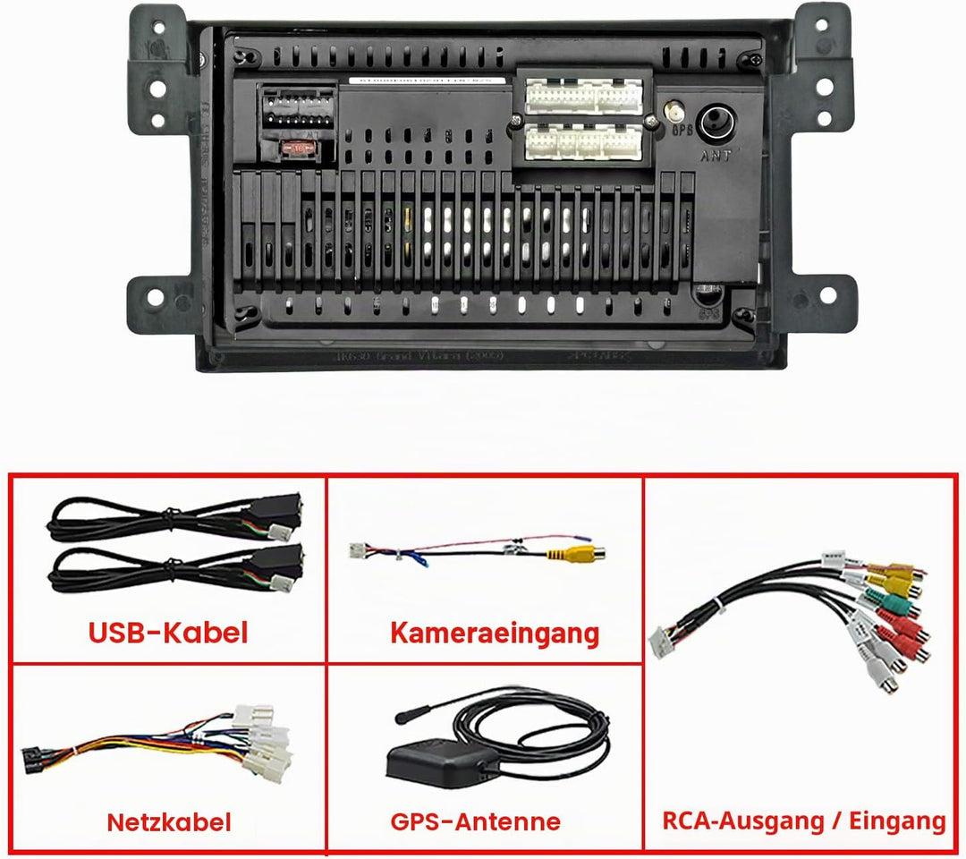 LEXXSON Android 10.1 Autoradio für Suzuki Grand Vitara 2006-2013 | 9-Zoll-AM-FM-RDS-Radio mit GPS-Na