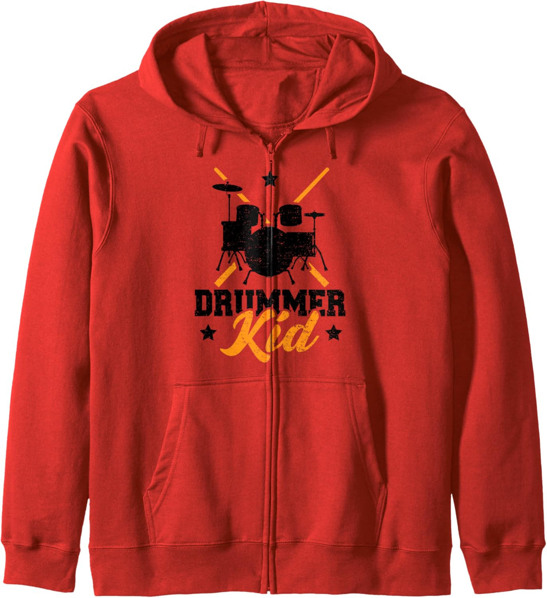 Schlagzeuger: Drummer Kid - Schlagzeug Sprüche Kapuzenjacke
