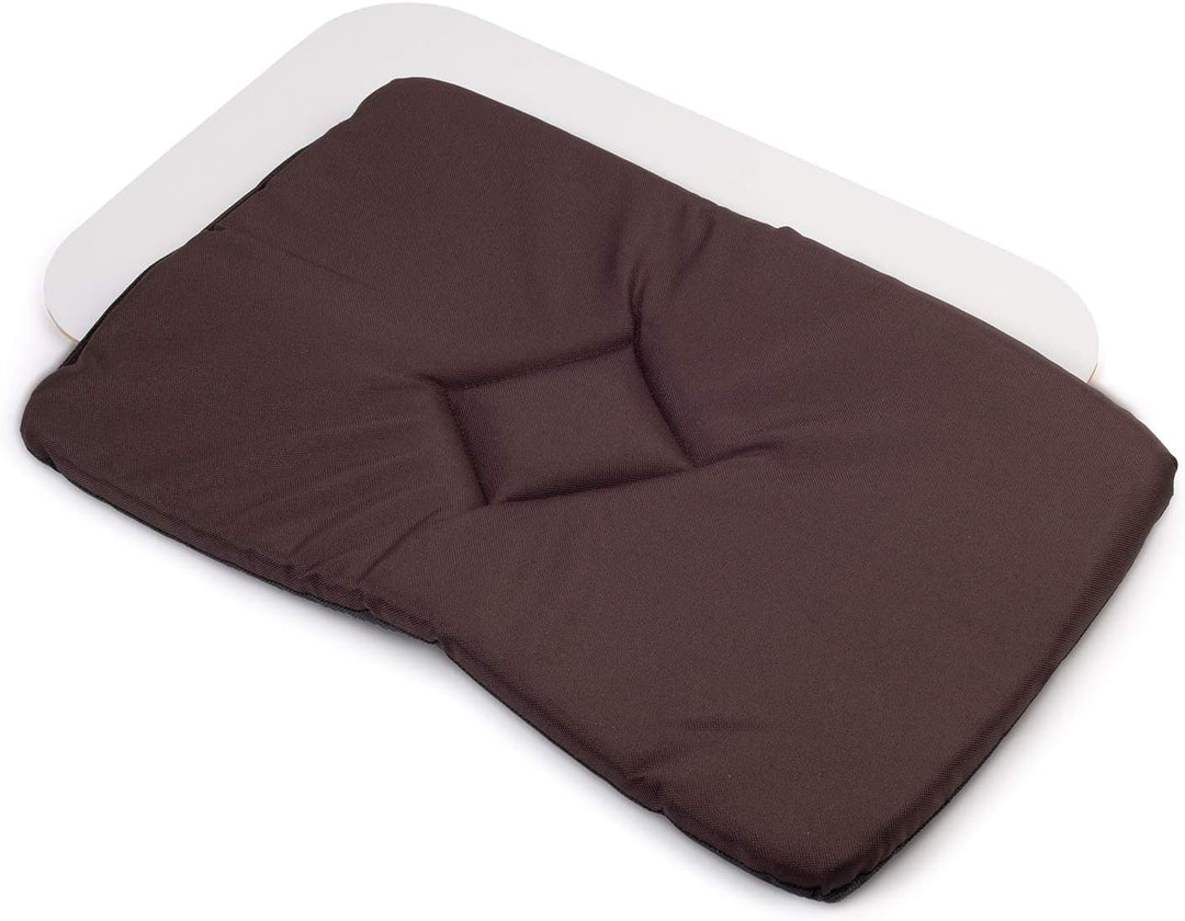 Hundetasche - Braun/Muster: Pfoten, L bis 15 kg - Tragetasche für kleinen und mittleren Hund, Welpen