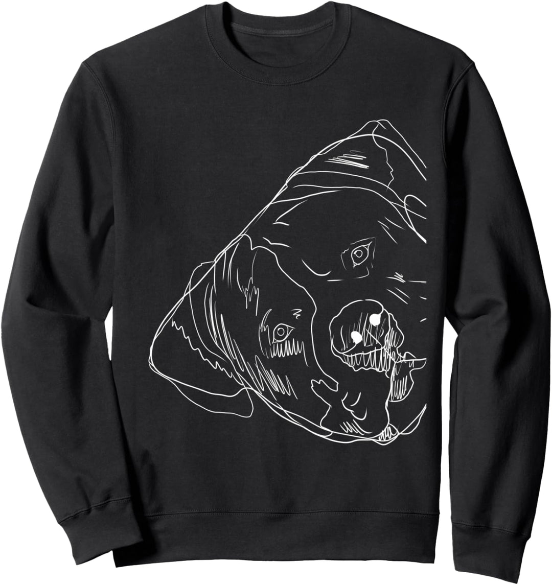 Lustiger Hund American Bulldog Sweatshirt