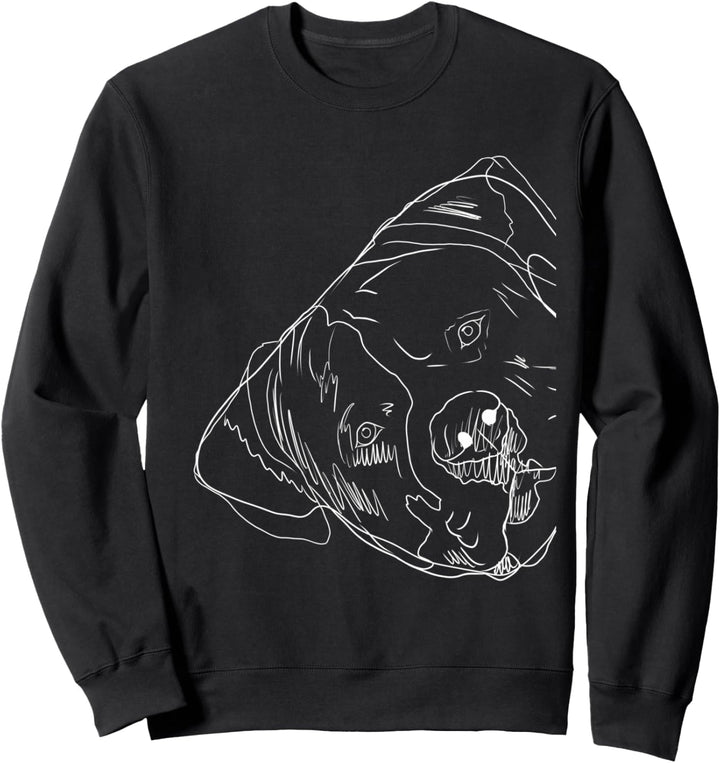 Lustiger Hund American Bulldog Sweatshirt