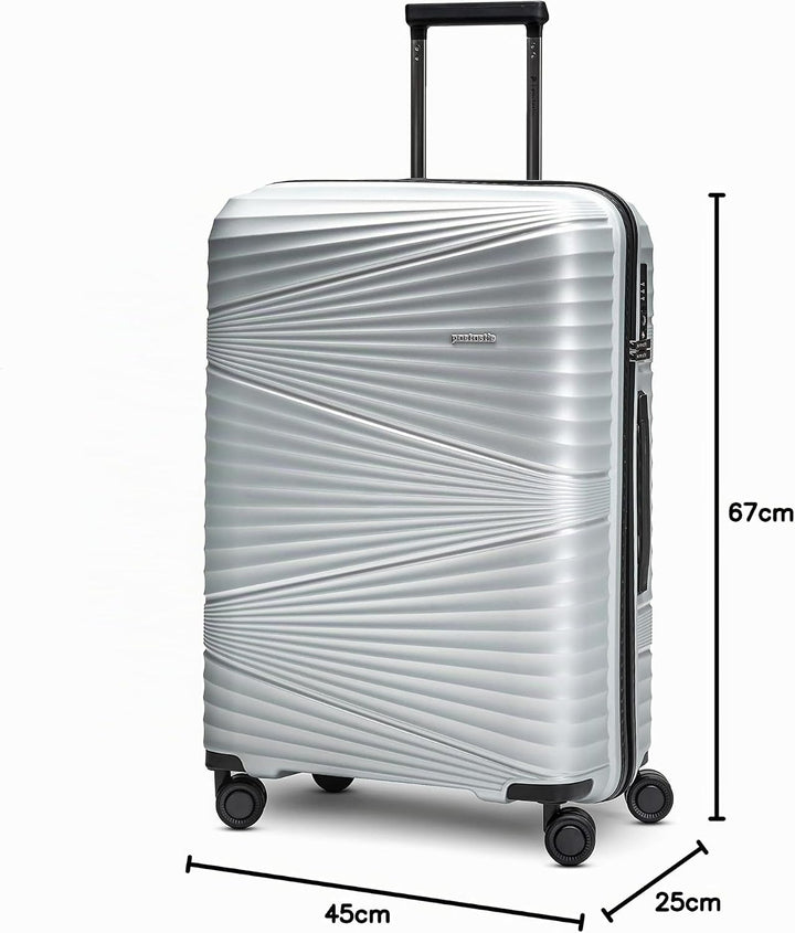 Pactastic Collection 02 Ultraleicht Hartschalen Check-in Koffer | Mittelgrosser Trolley 45 x 25 x 67