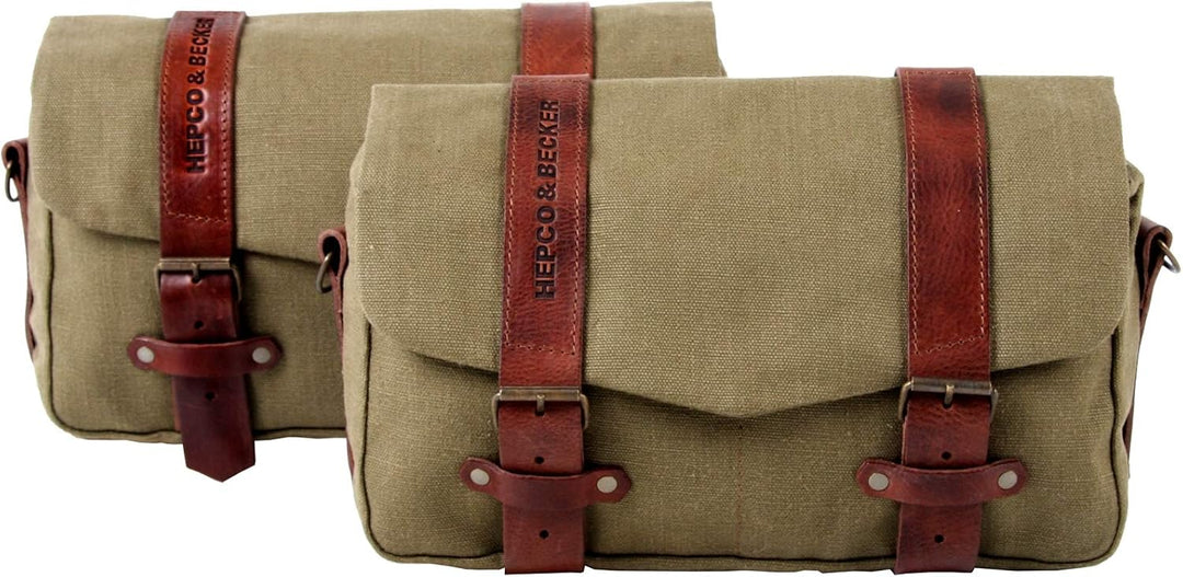 Hepco & Becker H&B Motorrad Satteltaschen für Motorrad Taschen Satteltasche Legacy Canvas für C-Bow
