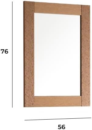 ARHome Spiegel Luxury, 76 x 56 cm, Kupfer, Wandspiegel, Made in Italy 76 x 56 Poliertes Kupfer, 76 x