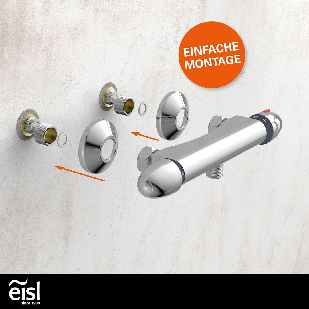 EISL CLT168VCR VITAL Duschthermostat, Mischbatterie mit Thermostat, Wasserhahn Dusche mit Sicherheit
