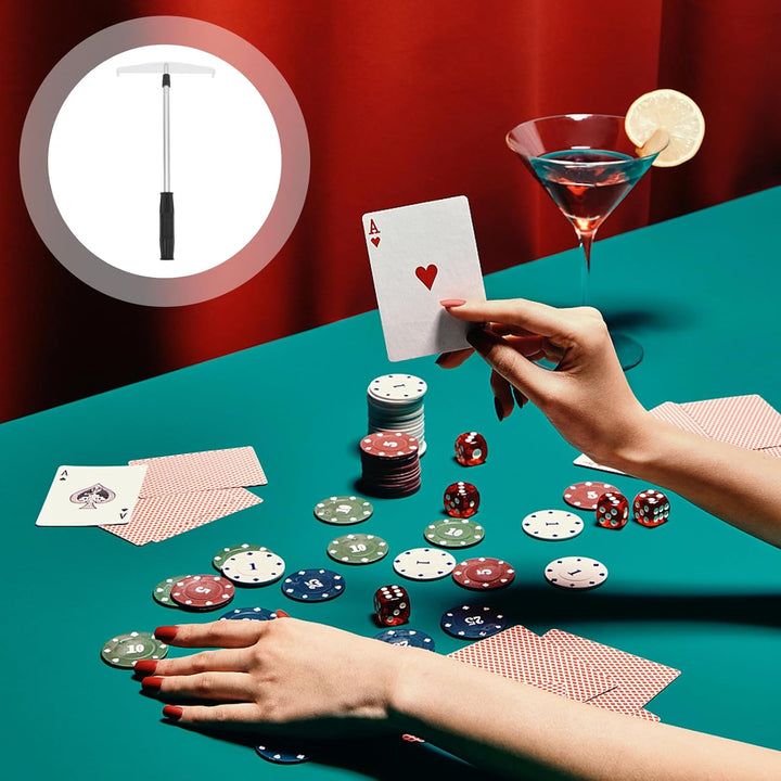 DOITOOL Poker- Chip- Push, Poker-Chip-Push-Chips Harrow Collector Teleskop-Poker-Chips-Sammelstange