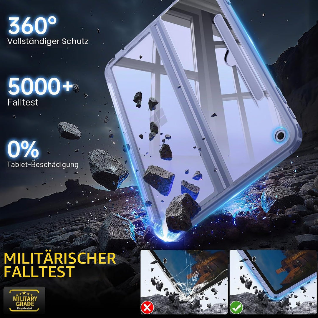 Fintie Hülle für Microsoft Surface Pro 12 Zoll 1. Edition (2025), Stossfeste Folio-Schutzhülle mit t