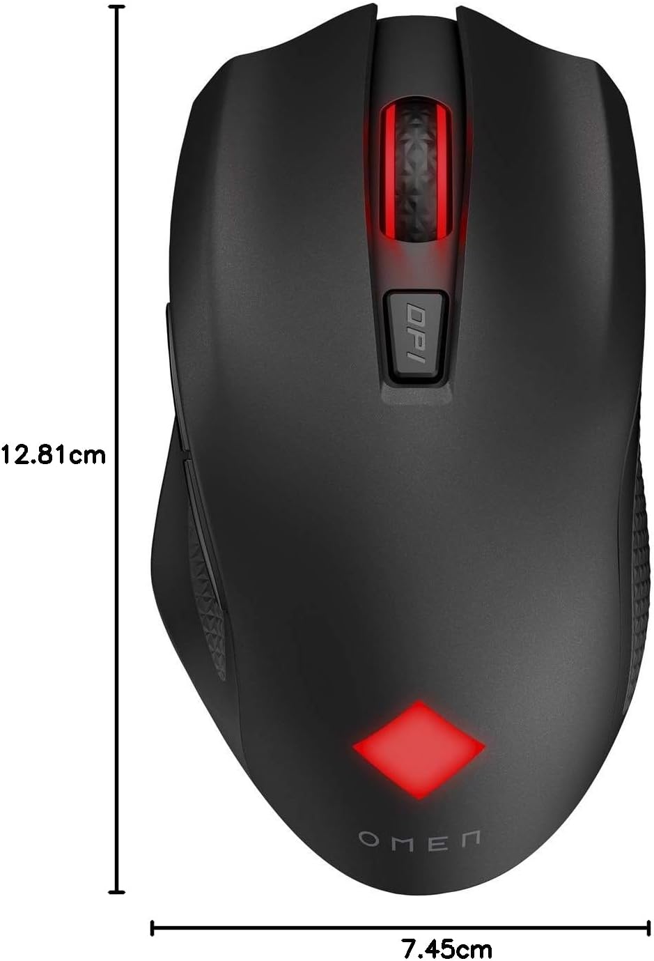HP Inc. HP OMEN JOLTEON WIRELESS MOUSE Schwarz PixArt eSport Sensor Warp Wireless Technologie, Schwa