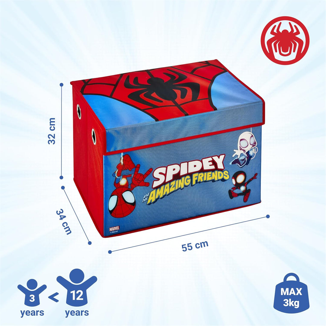 SPIDER-MAN Marvel Spiderman Aufbewahrungsbox, gross, aus Stoff
