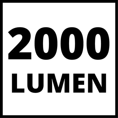 Einhell Akku-Lampe TE-CL 18/2000 LiAC - Solo Power X-Change (18 V, Lithium-Ionen, schwenkbarer Leuch