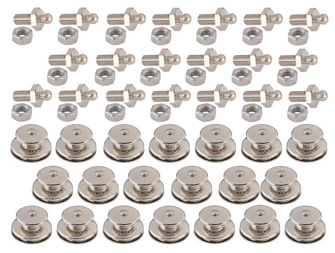 New Marine LOXX Set 20 Stück Oberteile + Gewindeschrauben M5x10
