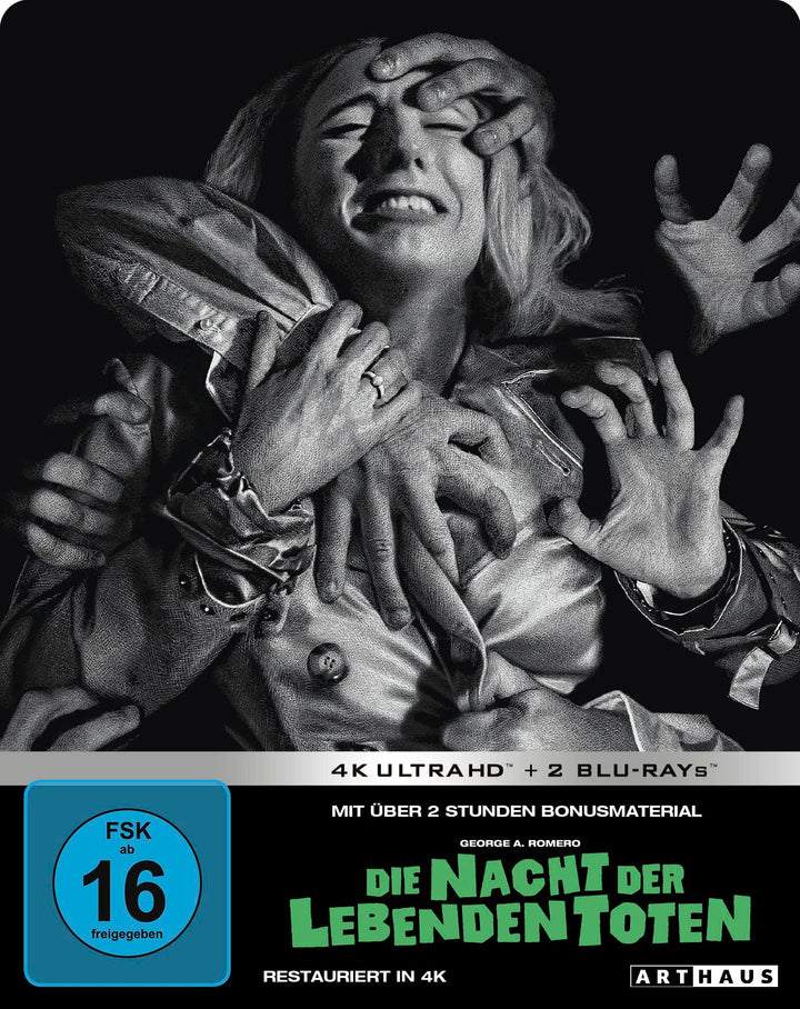 Die Nacht der lebenden Toten - Limited Steelbook Edition (4K Ultra HD + 2 Blu-rays), 4K