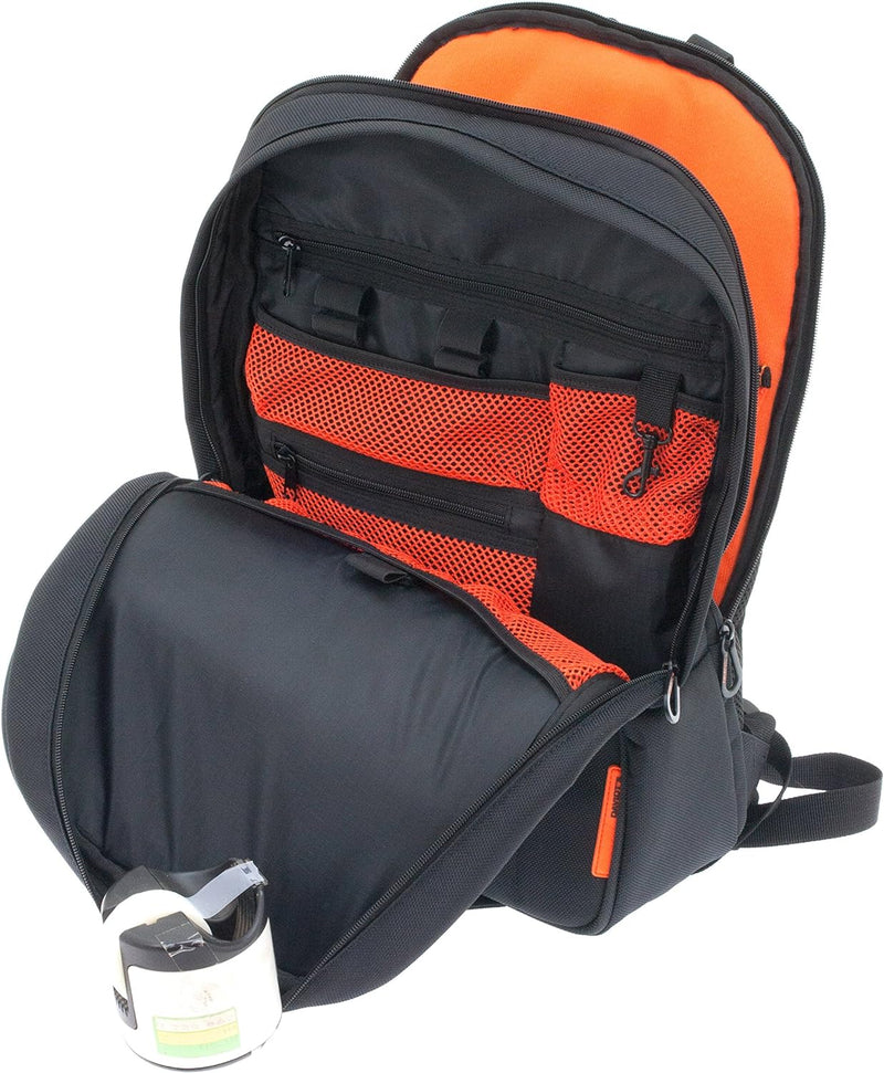 Bowatex Akten Rucksack Schwarz 40 x30x12cm Laptop-Fach Davidts