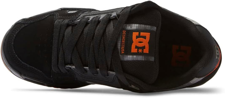 DC Shoes Herren Stag Sneaker 38 EU Black Orange, 38 EU Black Orange