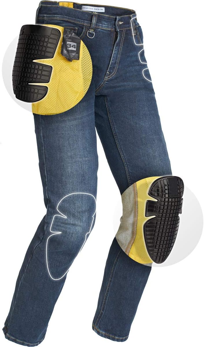 SPIDI Herren Cotone/Cordura Jeans Moto, B08WJM4YYZ
