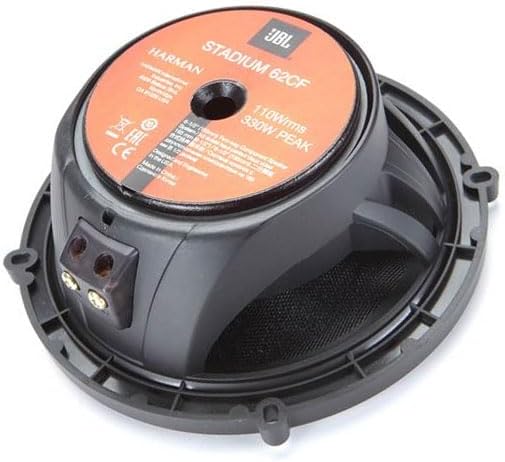 JBL Stadium 62CF 2-Wege Auto Soundsystem - 330 Watt Komponenten Auto Lautsprecher Boxen Set mit 165m