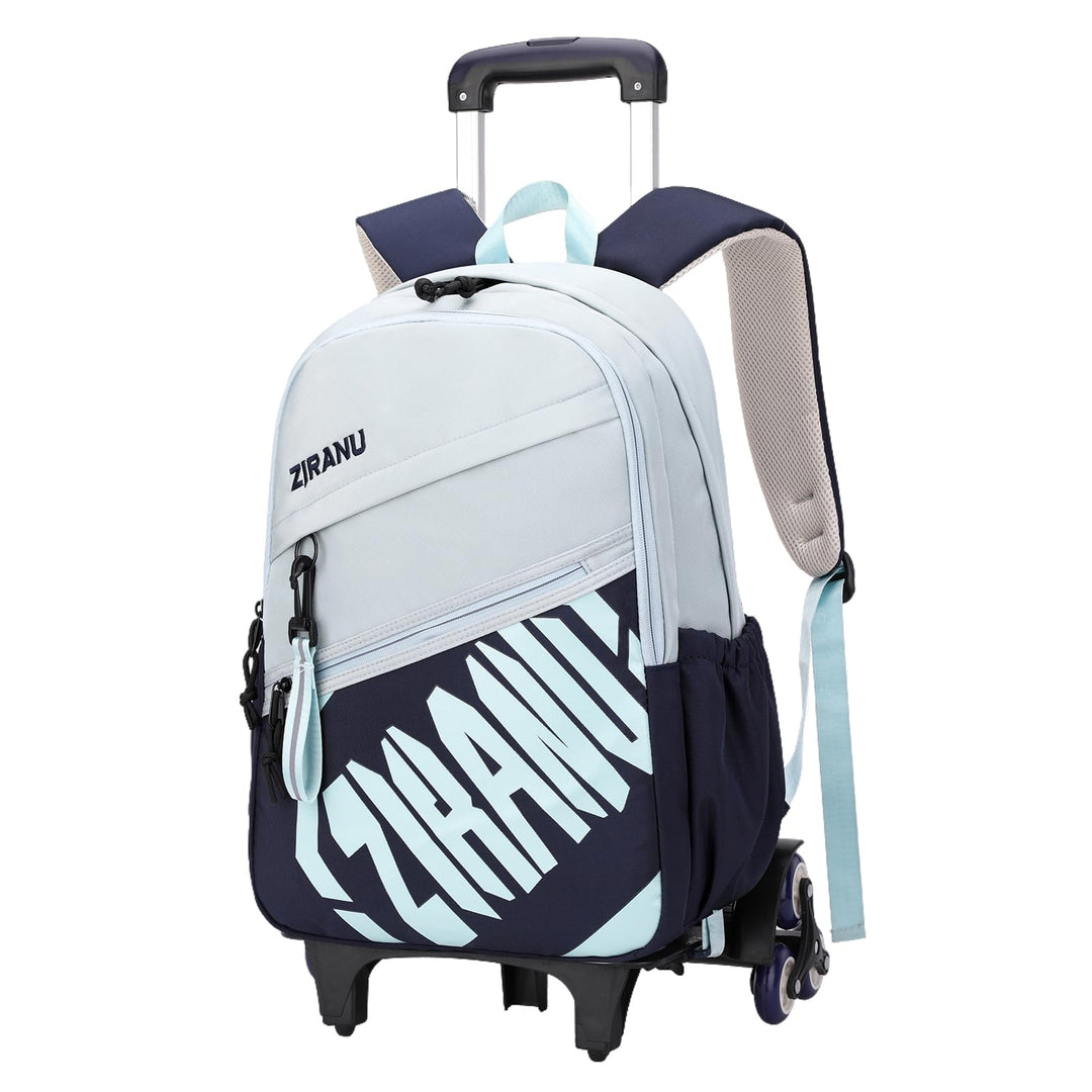 Schulrucksack mit Rollen Mädchen Jungen Teenager Trolley Kinder Rucksack mit Rollen Schule Schultasc