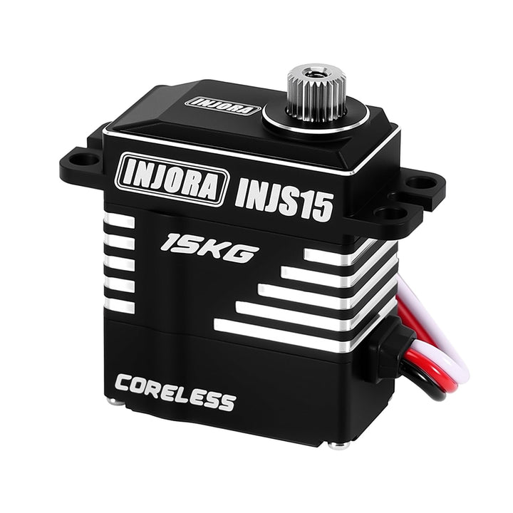INJORA INJS15 15KG Kernloser Mikroservo mit Hohem Drehmoment für 1/18 1/24 RC Crawler Upgrade