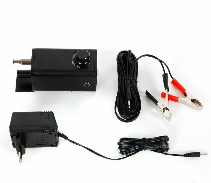 Elektrogrill Motor für BBQ Grill, 15W, 12V, Drehspiess, Tischgrill, Schwarz Metall