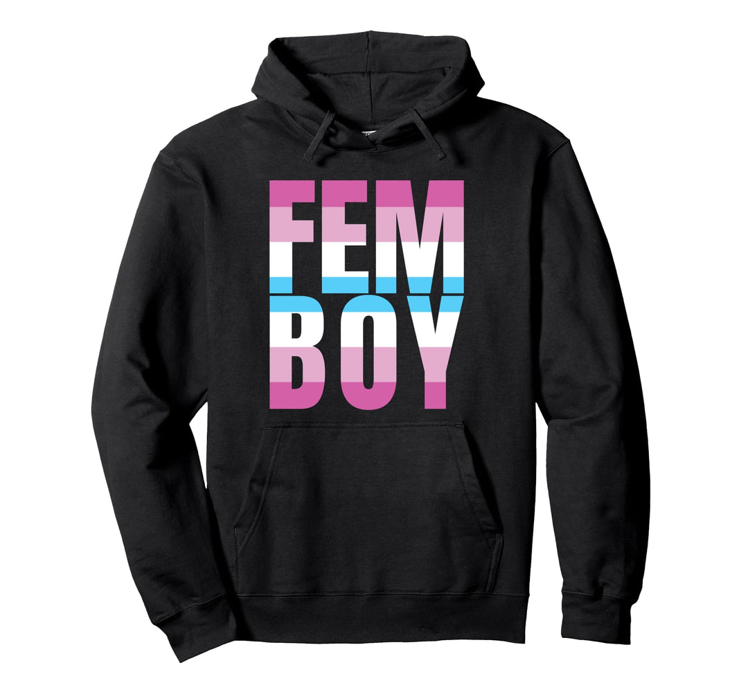 Femboy Flag on FEMBOY Pullover Hoodie