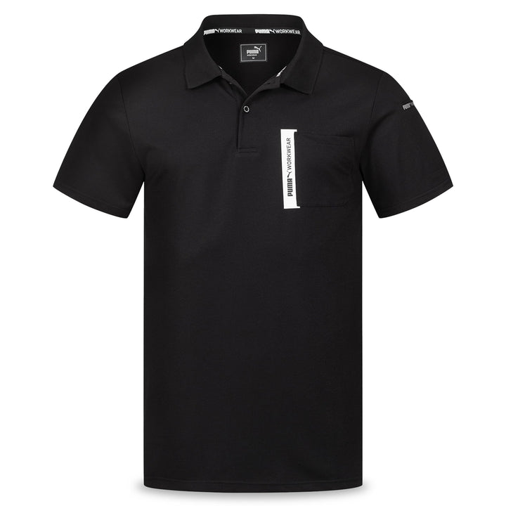 PUMA Workwear Advanced – Poloshirt Herren Kurzarm – Arbeitsshirt mit Brusttasche und Utility Fach an