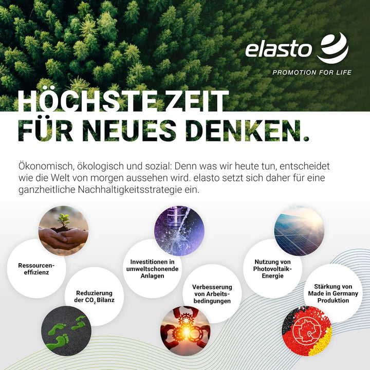 elasto – Heizlüfter "Mobil" 2000W inkl. Ventilator – tragbares Heizgerät mit Thermostat &amp; 4-Stufen-S