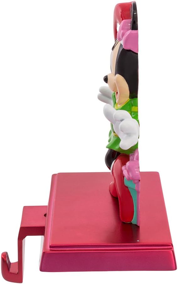 Kurt S. Adler Kurt Adler Minnie Mouse Strumpfhalter, Plastik, Rose, 5in