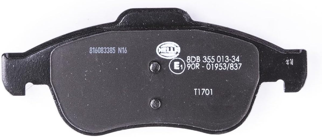 HELLA PAGID 8DB 355 013-341 Bremsbelagsatz - T1701 - Bremssystem: Teves - nicht für Verschleisswarna