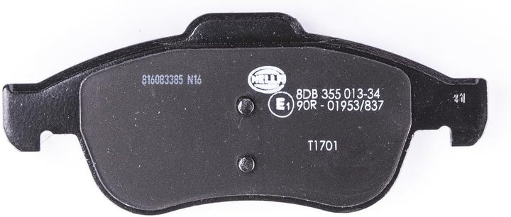 HELLA PAGID 8DB 355 013-341 Bremsbelagsatz - T1701 - Bremssystem: Teves - nicht für Verschleisswarna