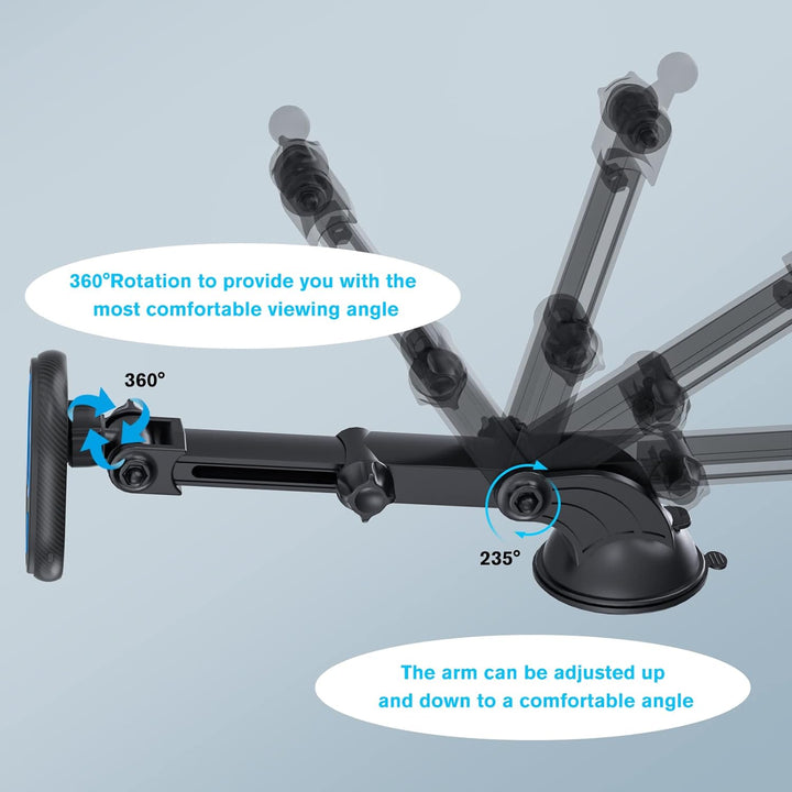 OHLPRO für Magsafe Autohalterung und iPhone 15 Pro Max/ 15 Pro/ 15, iPhone 14/13/12 Serie, 360°verst
