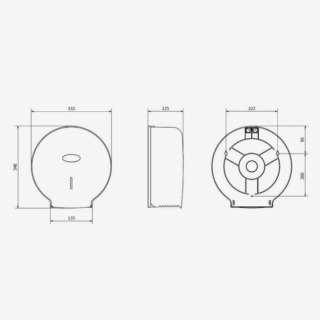 Spender PH 400, Schwarz