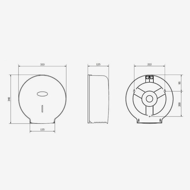 Spender PH 400, Schwarz