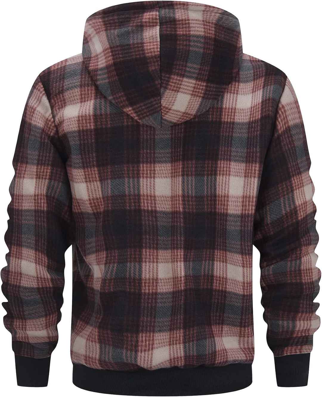 igeekwell Winterjacke Herren Kapuzenpullover mit Kapuze Fleecejacke für Männer Casual Kapuzenjacke B