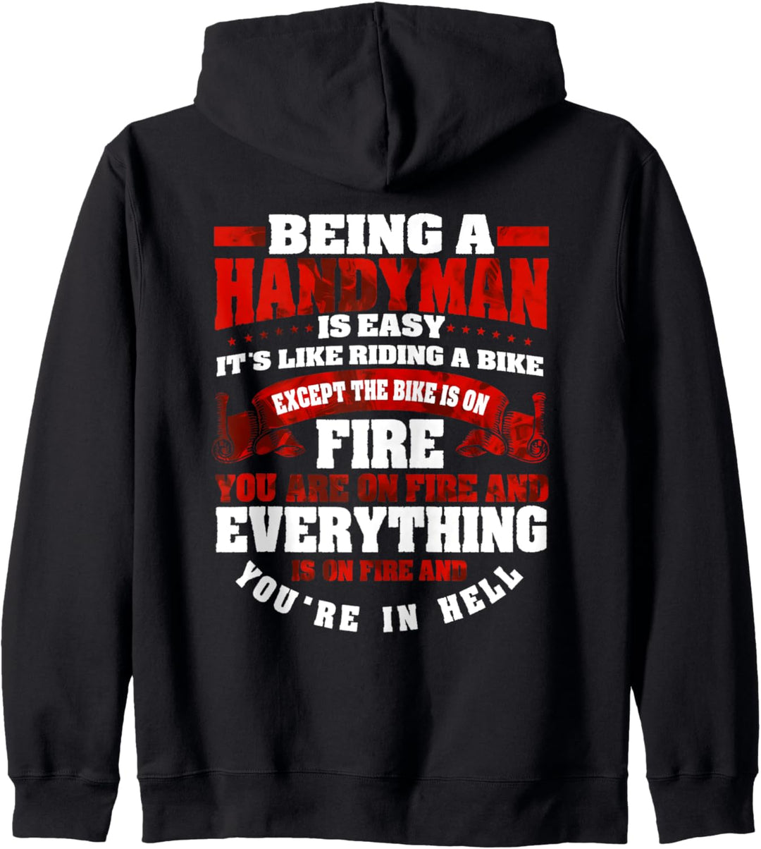 Handwerker Geschenke Design auf der Rückseite der Kleidung Kapuzenjacke