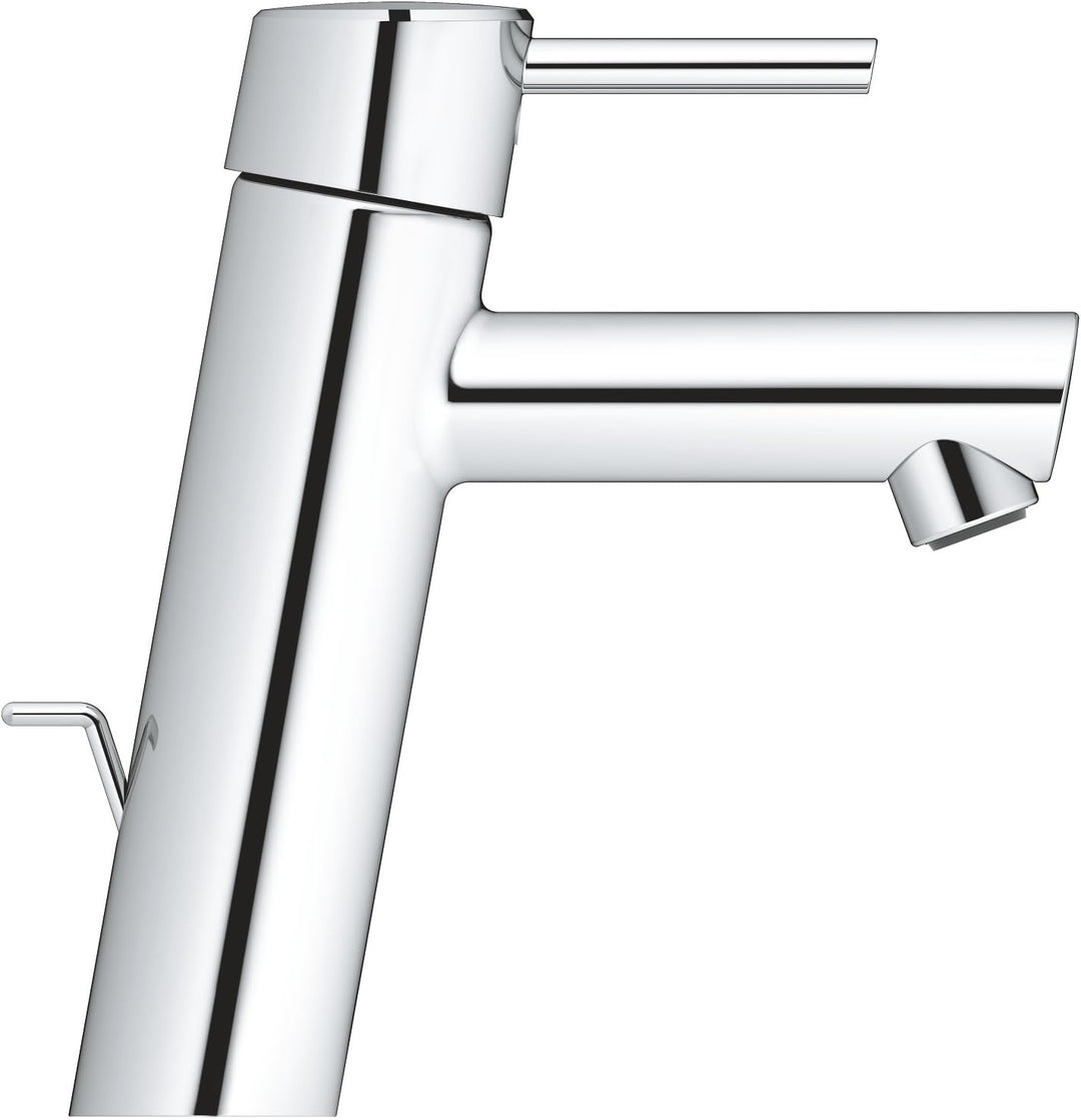 GROHE Concetto - Einhand-Waschtischarmatur (wassersparend, mit Temperaturbegrenzer, Einlochmontage),