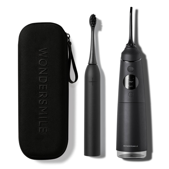 Wondersmile Schallzahnbürste PRO - Testsieger 2026 - SparSet mit Munddusche - für optimale Zahn- & Z