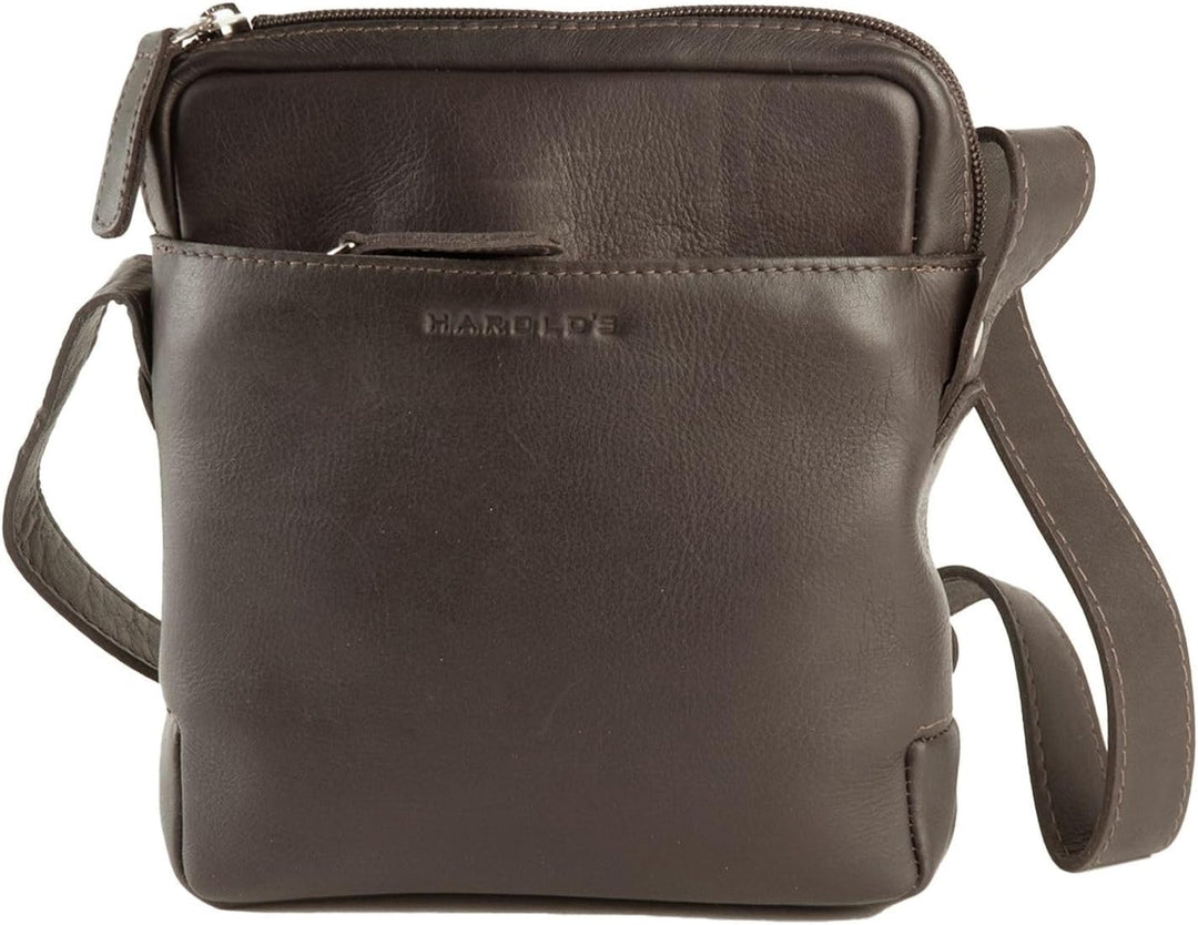 HAROLD'S Concepts Umhängetasche Leder 18 cm